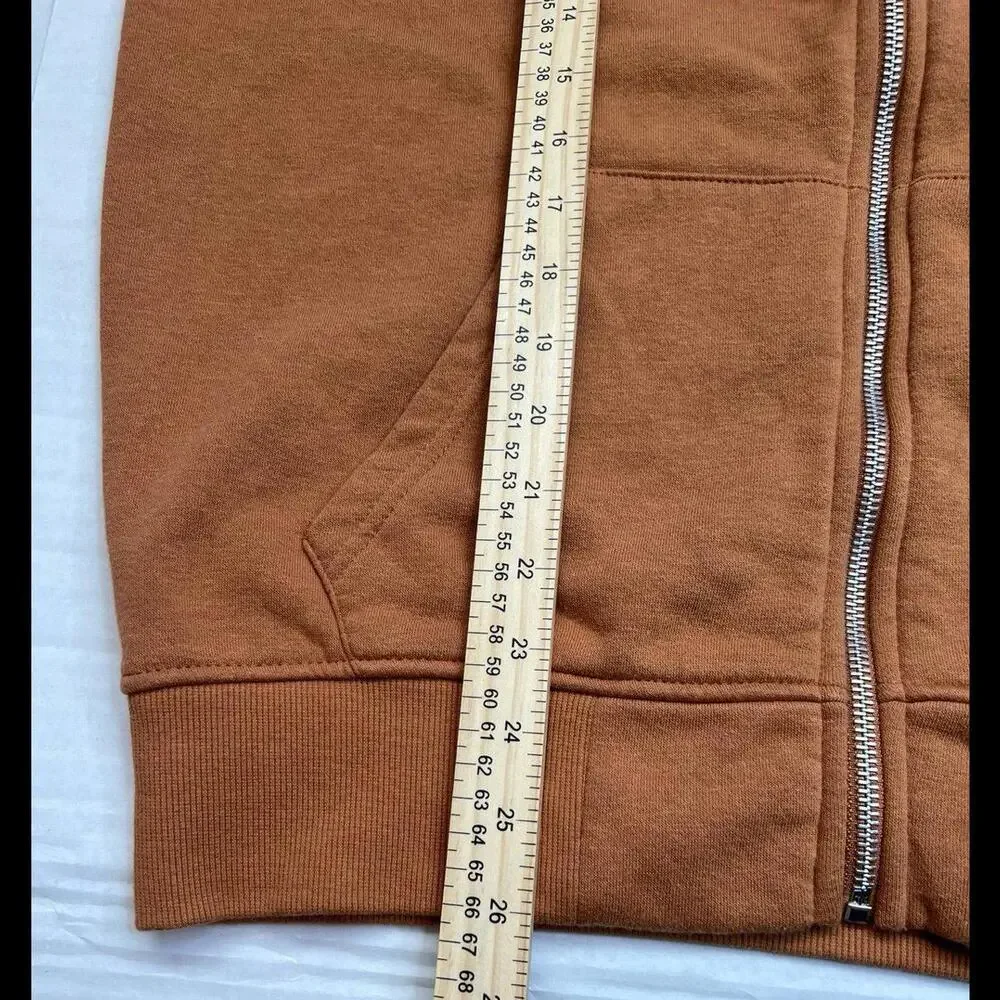 True Religion‎ Core Brown Zip Up Hoodie Sz Medium